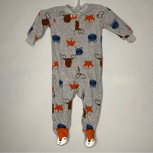 Carter’s Baby Boy/Girl Fox Footed Onesie Size 6-9M